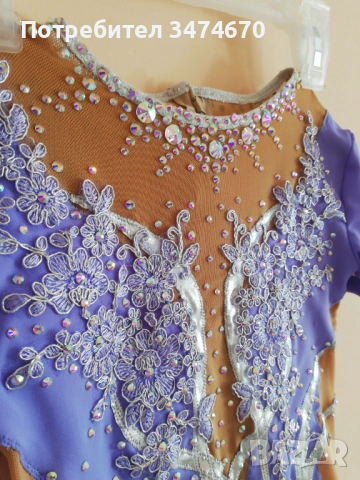 Трико ново за художествена гимнастика, танци за 7-8 години.