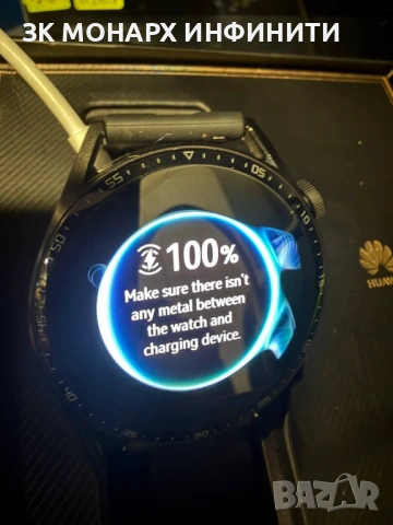 Смарт Часовник Huawei GT3/+ ЗАРЯДНО и кутия, снимка 2 - Мъжки - 53774948