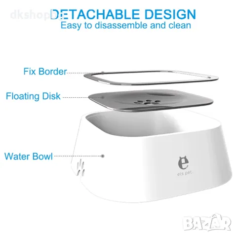 4412 Купичка за вода ELS PET с плаваща дъска, снимка 4 - Други стоки за животни - 48941540