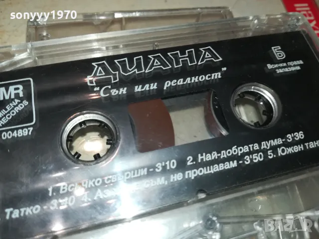 ДИАНА-ОРИГИНАЛНА КАСЕТА 1005252214, снимка 2 - Аудио касети - 50236149