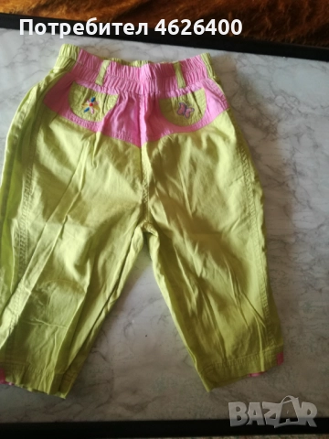 Продавам детски панталонки 3/4 за момиче, снимка 2 - Детски къси панталони - 52111212