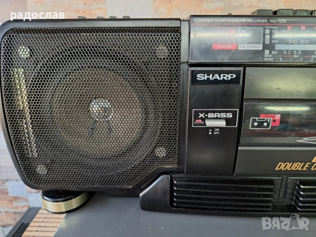 SHARP WQ-T238H(BK), снимка 2 - Радиокасетофони, транзистори - 53696229