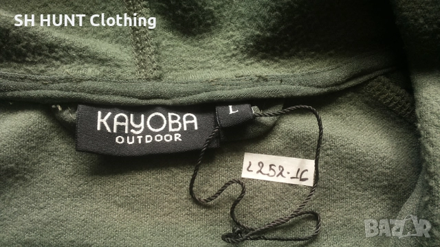 KAYOBA OUTDOOR Stretch Sweatshirt размер L еластичен суичър - 1810, снимка 10 - Екипировка - 52976527