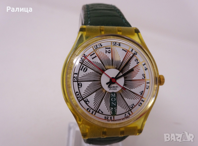 SWATCH Кварцов часовник с ден и дата