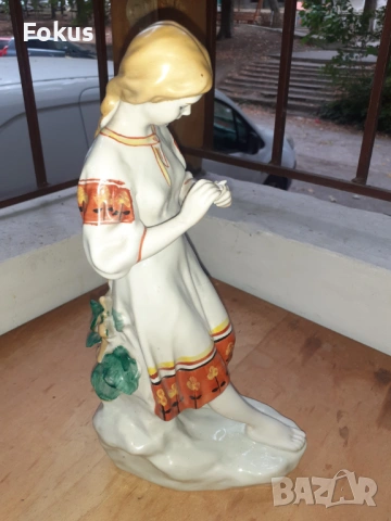 Уникална фигура статуетка руски порцелан маркировка, снимка 3 - Антикварни и старинни предмети - 53270477