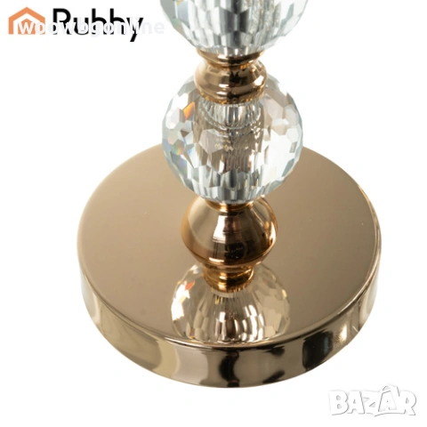 Комплект от 3 стъклени свещника, снимка 3 - Други стоки за дома - 53383618