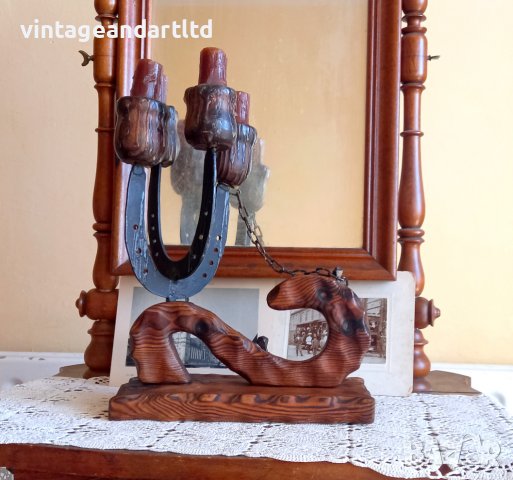 колекционерски арт свещник, снимка 2 - Антикварни и старинни предмети - 39045088