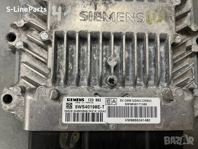 Компютър двигател ECU SIEMENS SID 803 Peugeot 307 407 Пежо 307 407 2.0HDI 2.0ХДИ 136к.с #41, снимка 2 - Части - 41715666