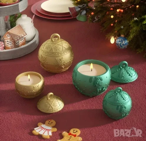 Молд бурканче коледна топка два вида , снимка 9 - Форми - 49667553