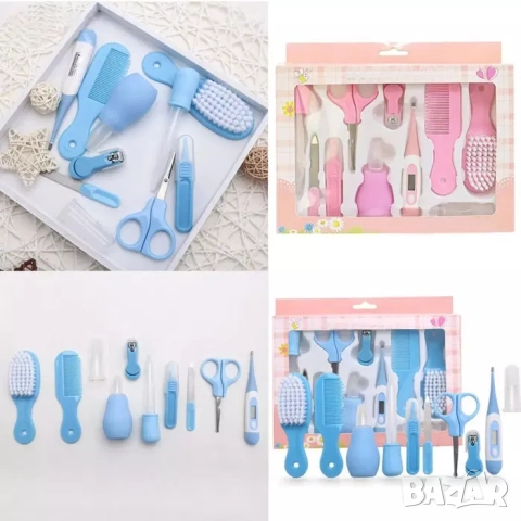 Комплект за хигиена бебешки принадлежности, хигиенен комплект за бебе,грижа,10 принадлежности, снимка 3 - Други - 52197964