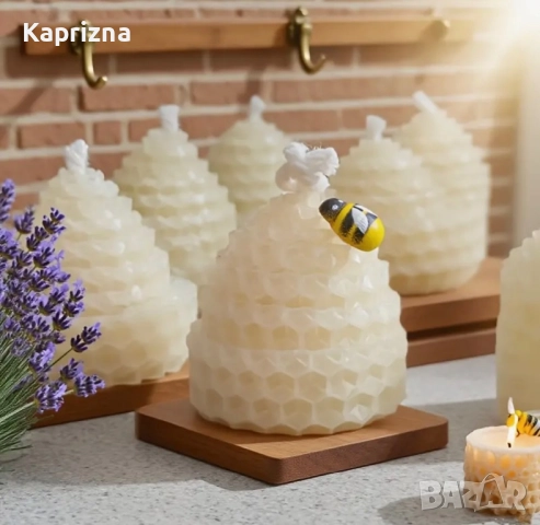 Комплект 12 ръчно изработени свещи в подаръчна кутия, снимка 6 - Декорация за дома - 51435061