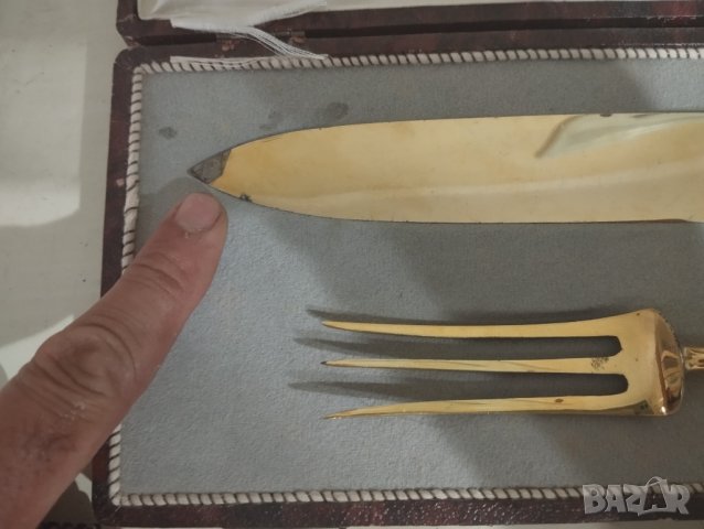 Комплект барокови прибори за сервиране-компект, снимка 3 - Други ценни предмети - 41773455