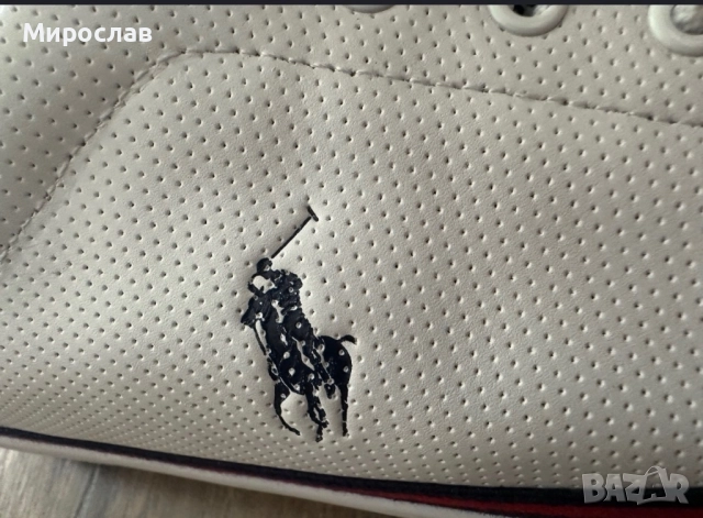 Polo by Ralph Lauren мъжки кожени сникърси/маратонки 45 номер, снимка 11 - Маратонки - 52858134