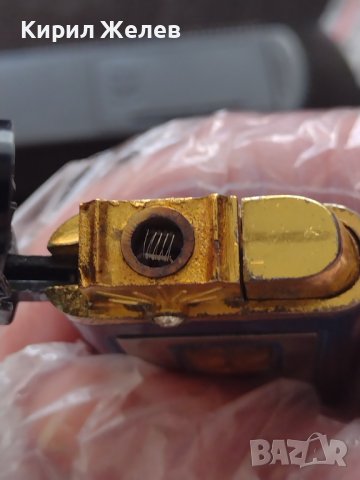 МЕТАЛНА ЗАПАЛКА МНОГО КРАСИВА СТИЛЕН И НЕСТАНДАРТЕН МОДЕЛ С РЕОТАН РАБОТИ 34089, снимка 7 - Запалки - 38994268