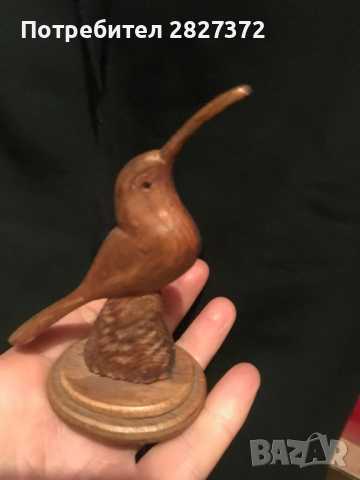 Продавам прекрасни дървени фигури на котка и птичка коте стойка за моливи , снимка 4 - Декорация за дома - 36121395