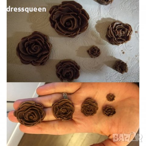 3799 Силиконов молд с рози, снимка 9 - Форми - 38910730