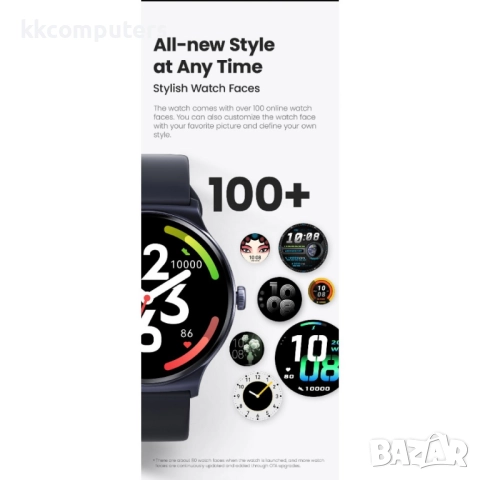 HAYLOU LS05 Lite Смарт часовник- 1.38" дисплей, 100 спортни режима, мониторинг на съня и сърдечния р, снимка 5 - Смарт часовници - 52536787