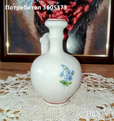 Малка порцеланова стомна , снимка 2 - Антикварни и старинни предмети - 48810360