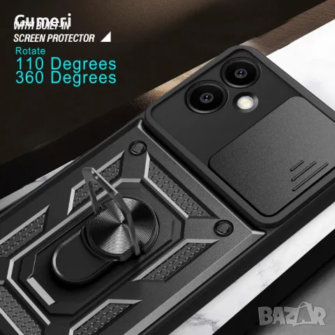 Samsung Galaxy A06 Противоударен Кейс с Капак и Ринг, снимка 7 - Калъфи, кейсове - 49749646