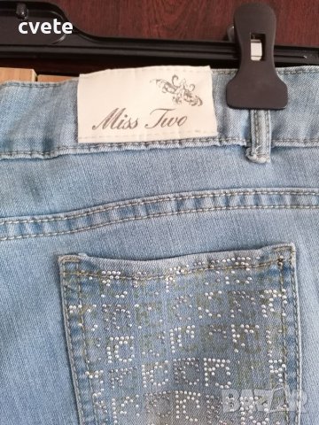 Дамски нови летни дънки Miss Two, снимка 4 - Дънки - 41666690