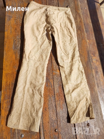 Мото Панталон от естествена кожа, снимка 1