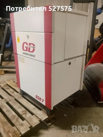 Винтов компресор Gardner Denver ESM7 бутилка 500л изсушител, снимка 10 - Компресори - 53073899