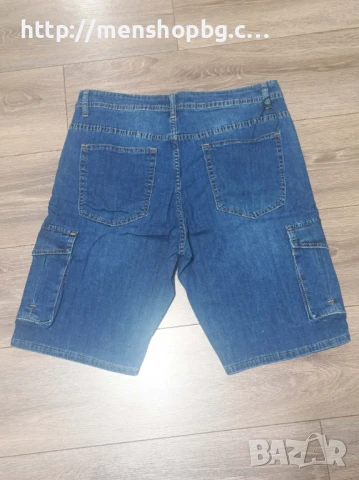 Дънкови карго къси пант - бермуди, снимка 2 - Къси панталони - 50853987