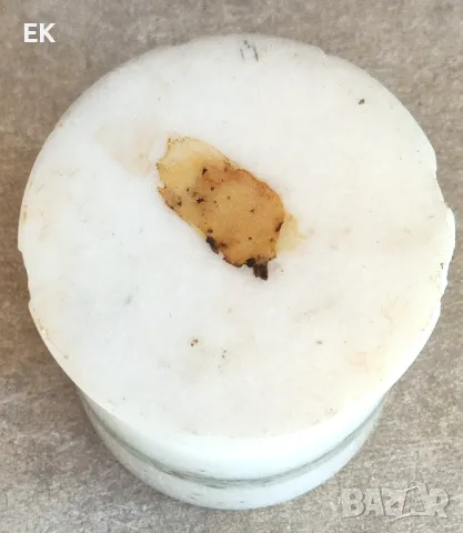 Мраморен пепелник с етикет + мраморна вазичка (свещник), снимка 7 - Декорация за дома - 49414072