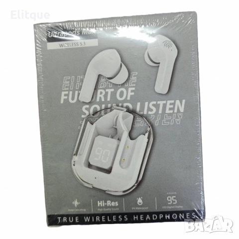 Безжични Bluetooth слушалки с LED дисплей и вграден микрофон, снимка 2 - Друга електроника - 52606768
