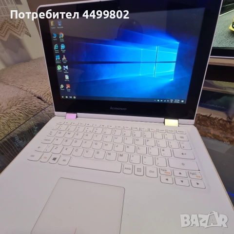 Лаптоп lenovo yoga 300 11BR бял, снимка 5 - Лаптопи за работа - 53668351