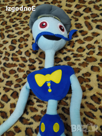 Син плюшен Huggy Wuggy, снимка 3 - Плюшени играчки - 44692958