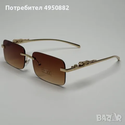 Слънчеви очила La Phanthere нови, черни и кафяви, UV400 защита Унисекс, снимка 2 - Слънчеви и диоптрични очила - 56161903
