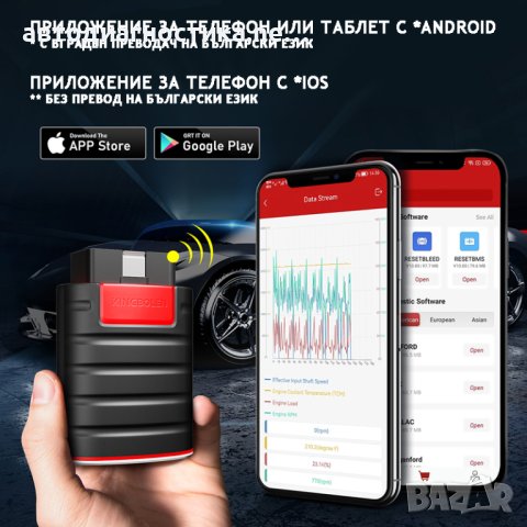 Автодиагностика Kingbolen Ediag, снимка 6 - Аксесоари и консумативи - 41551334