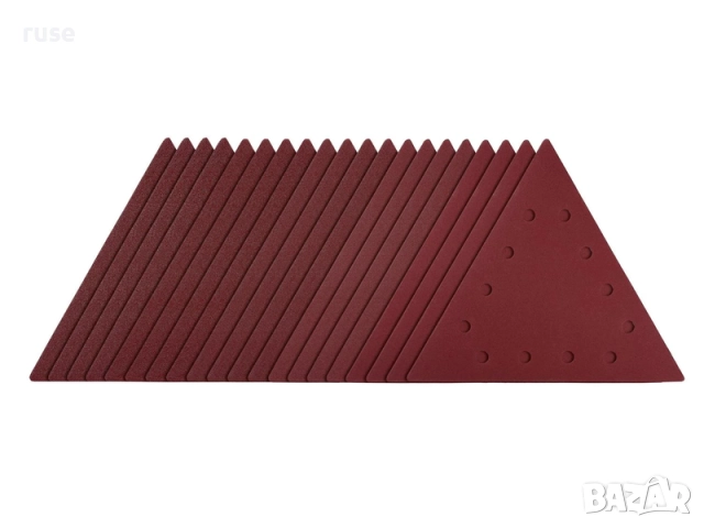 НОВИ!  Триъгълни шкурки Parkside 20 части за шлайфмашини 285мм