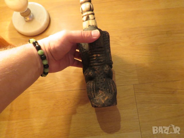 Доста стара антична Лула, използвана от вождовете при церемонии колекционерска лула колекция, снимка 7 - Антикварни и старинни предмети - 41938174