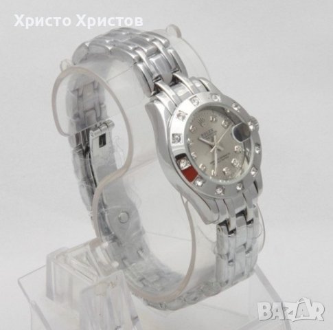 ДАМСКИ ЛУКСОЗЕН ЧАСОВНИК РЕПЛИКА ROLEX DATEJUST 28 мм. клас А+++, снимка 3 - Дамски - 8686096