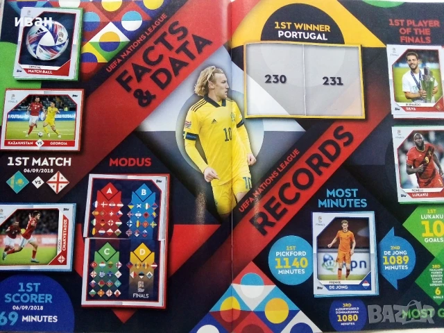 Стикер албум UEFA NATIONS LEAGUE FINALS - Topps - 2022, снимка 8 - Колекции - 50645048