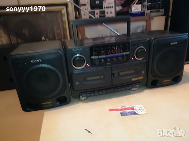 SONY-КАСЕТОФОН 0102231852, снимка 12 - Радиокасетофони, транзистори - 39518939