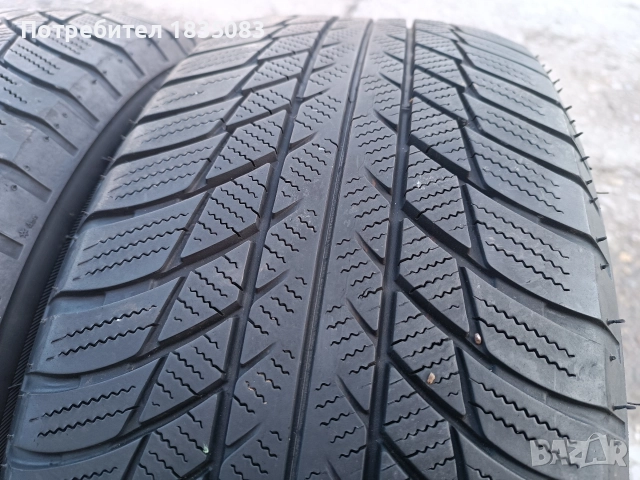 4бр. зимни гуми 225/55/17 Bridgestone, снимка 4 - Гуми и джанти - 52593588