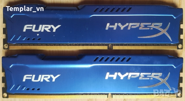 Kingston Hyper X FURY 2x4 DDR3 1600 898 // Hyper X BLU 4GB 1333, снимка 2 - RAM памет - 52579117