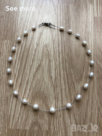 Колие сребро и перли