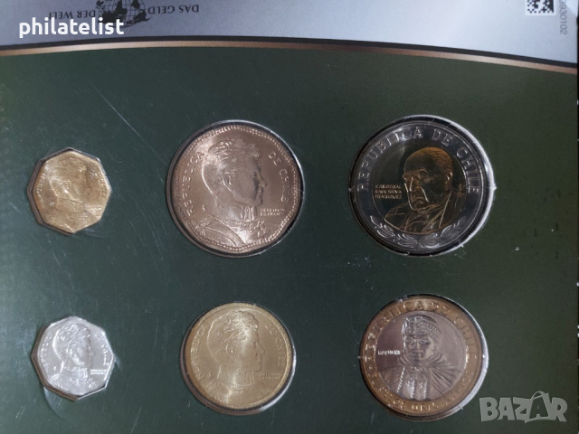 Чили 2002-2008 - Комплектен сет от 6 монети, снимка 3 - Нумизматика и бонистика - 44536077