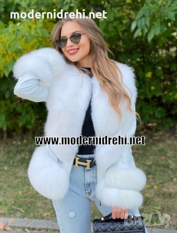 Дамско луксозно палто лисица код 258, снимка 1 - Палта, манта - 34299192