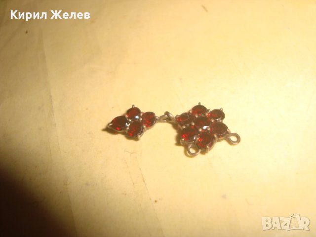 СТАР ДЕБЕЛО ПОЗЛАТЕН или ЗЛАТЕН СКЪПОЦЕНЕН ПЕНДАНТ с ФАСЕТИРАН ГРАНАТ РЕТРО МЕДАЛЬОН УНИКАТ 17638, снимка 7 - Антикварни и старинни предмети - 35664781