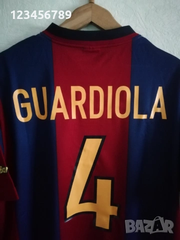 Barcelona Guardiola Nike 1998/1999 оригинална тениска фланелка екип Барселона Гуардиола ретро , снимка 3 - Тениски - 53232678