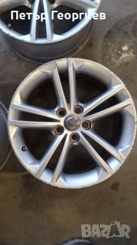 ОРИГИНАЛНИ АЛУМИНИЕВИ ДЖАНТИ ЗА ОПЕЛ ИНСИГНИЯ -5х120х67-18 цола, снимка 5 - Гуми и джанти - 53274153