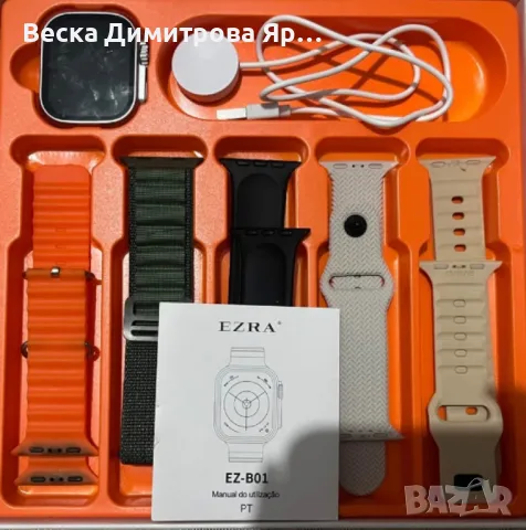 Стилен смарт часовник, Smart Watch Ezra, 5+1 SW133, снимка 3 - Смарт часовници - 49235502