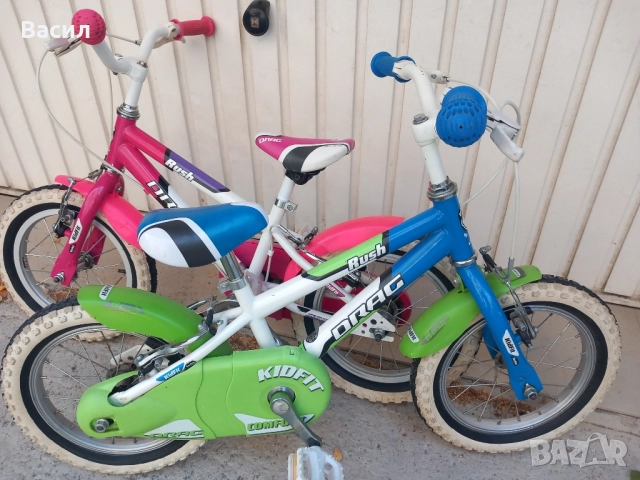 Детски колела Драг 14 цола, за дете 3/5 г., снимка 3 - Детски велосипеди, триколки и коли - 51664858