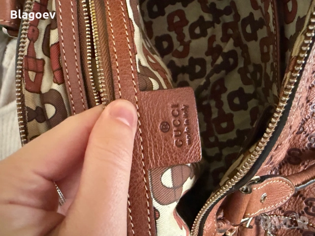 Чанта Gucci Sukey , снимка 9 - Чанти - 53054472