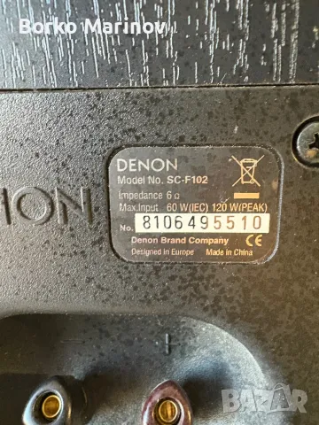 Тонколони Denon модел SC-F102, снимка 4 - Тонколони - 48823979